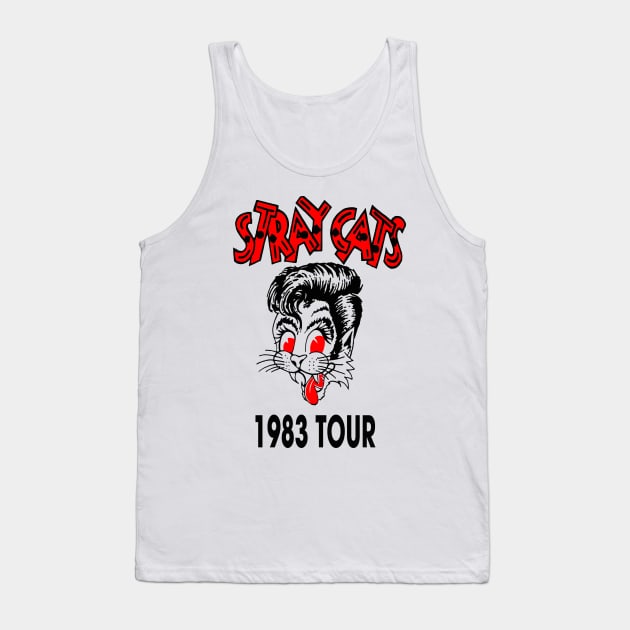 1983 tour rock band punk cats Tank Top by Mckenna Paucek